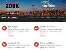 Tablet Screenshot of canadazouk.com